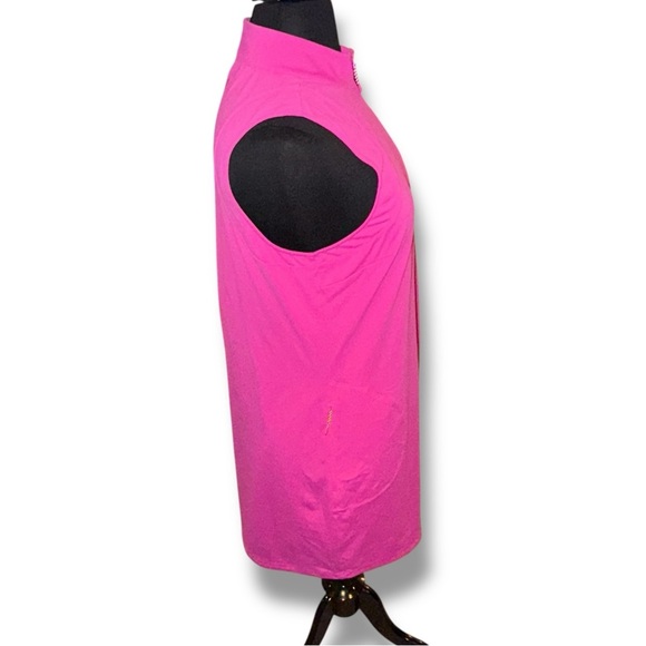 TOMMY BAHAMA Aubrey IslandZone® Mock Dress - XL Very Berry - Picture 5 of 12